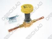 Ventil solenoid Castel NC, pájací 1/4“ ODS, bez cievky